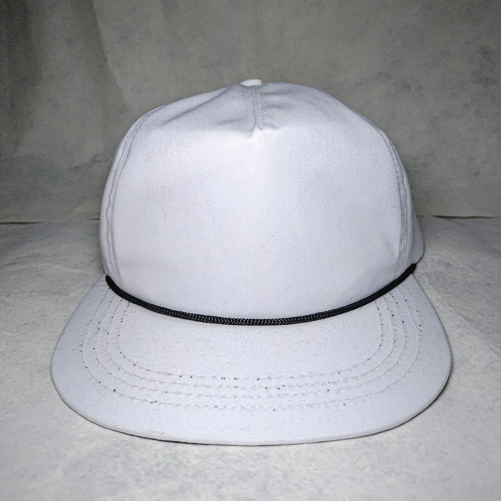 [Promo Shopee] Topi Rope Hat Polos Premium Bahan American Drill / Topi Distro Pria Wanita Trendy