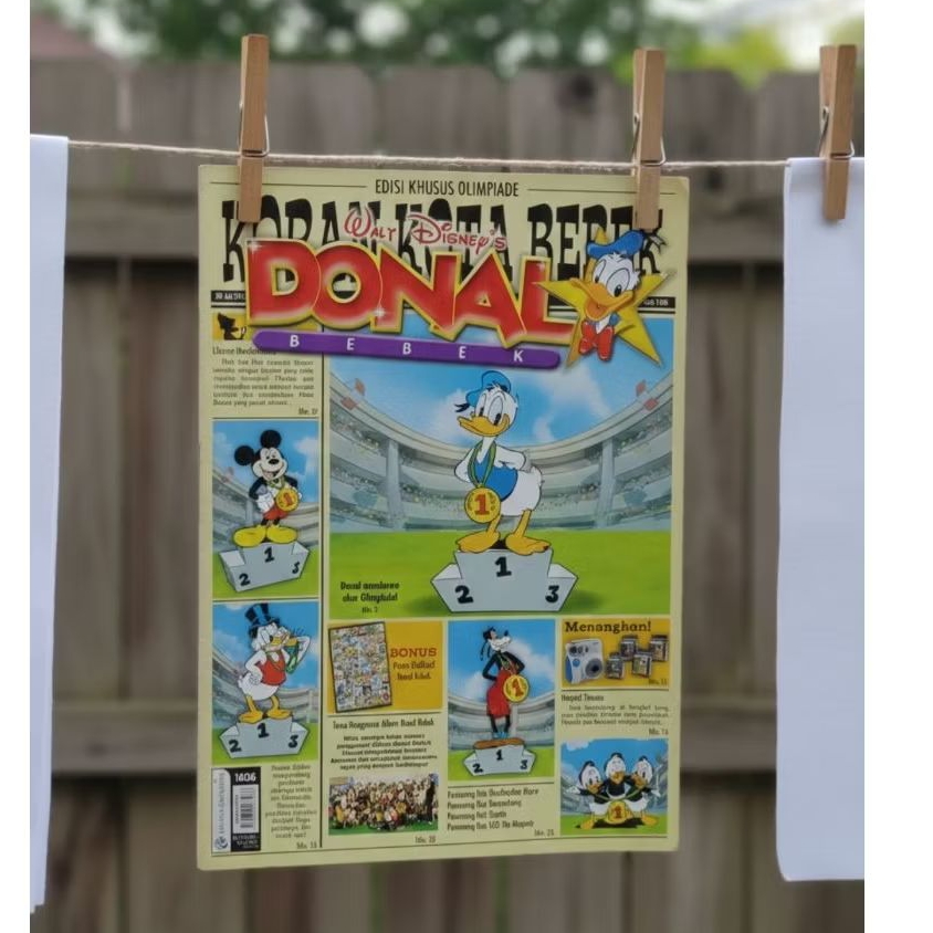Komik Donald Bebek Edisi Khusus Olimpiade (Bagus)