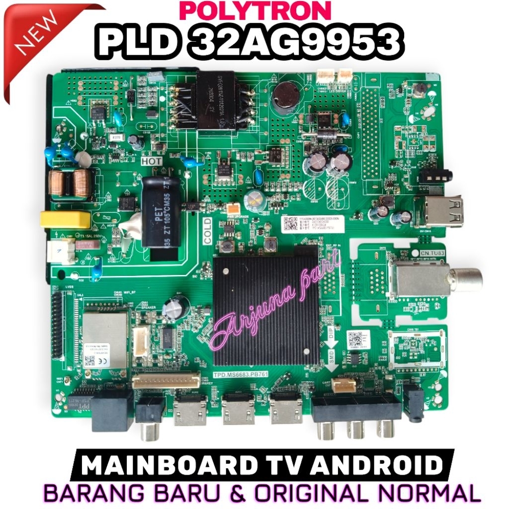 MB TV POLYTRON PLD32AG9953 / MAINBOARD TV POLYTRON PLD32AG9953 / MESIN TV POLYTRON PLD32AG9953 / MOD