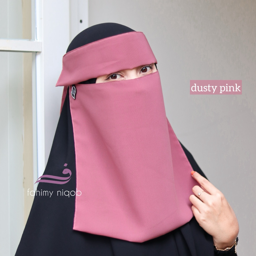 FAHIMY NIQOB - Niqab Poni Warna tali kecil bandul bedoon essm