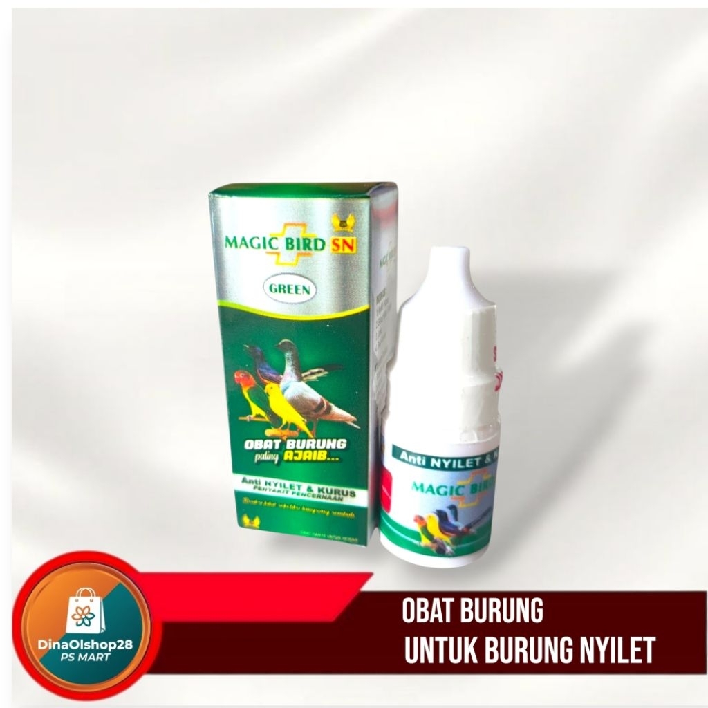 Obat Burung Magic Bird SN Green Anti Nyilet Kurus Lesu Berak Kapur  Obat Merpati