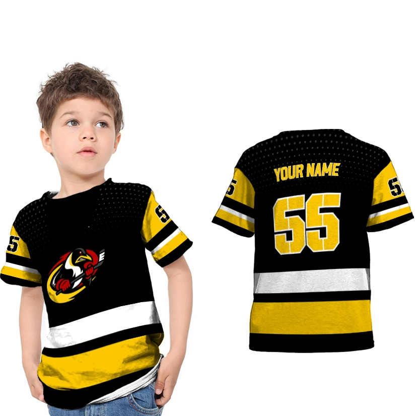 ICE HOCKEY Jersey Kaos anak Fullprint Free Name
