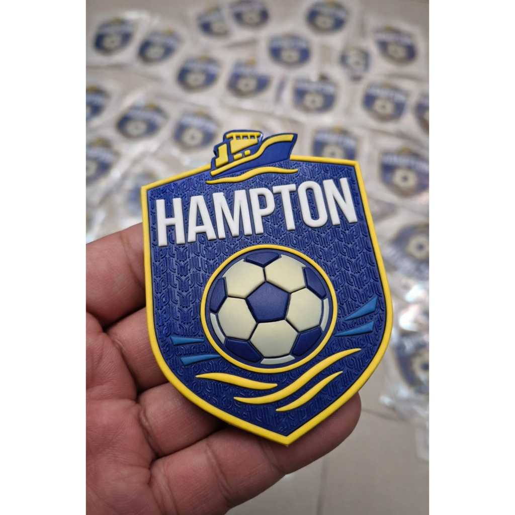 Emblem patch jersey custom3D di Bandung harga murah proses cepat untuk beragam kebutuhan konveksi ba