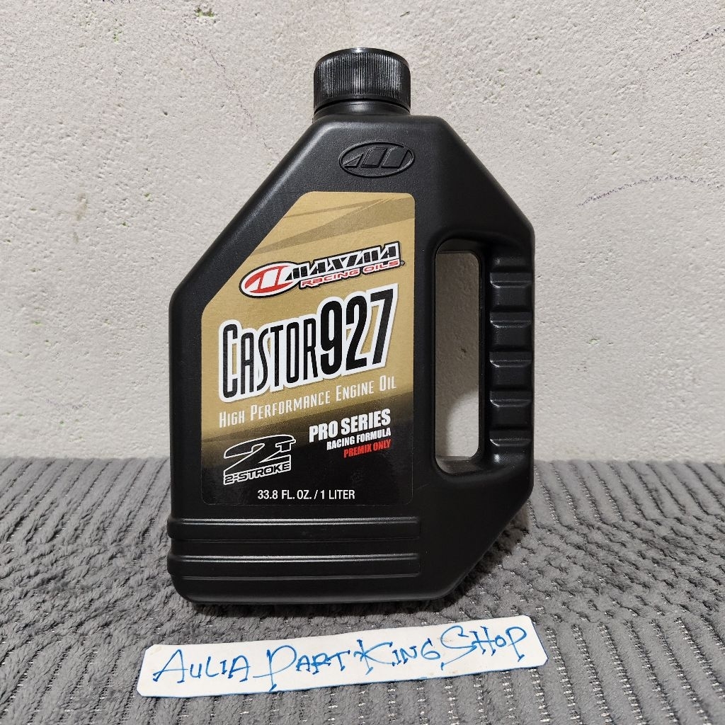 Oli Samping Maxima Castor 927 2T Racing Oil 1L Original 100%