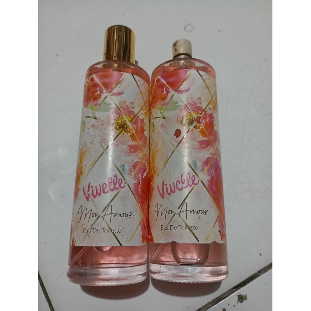 Vivelle eau de toilette MON AMOUR 100mL tanpa tutup