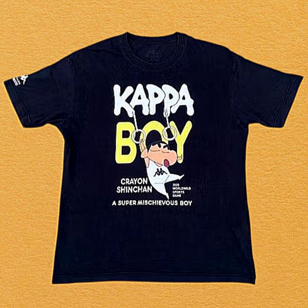 Kaos Kappa Kartun Crayon Shinchan Anime T-Shirt Brand