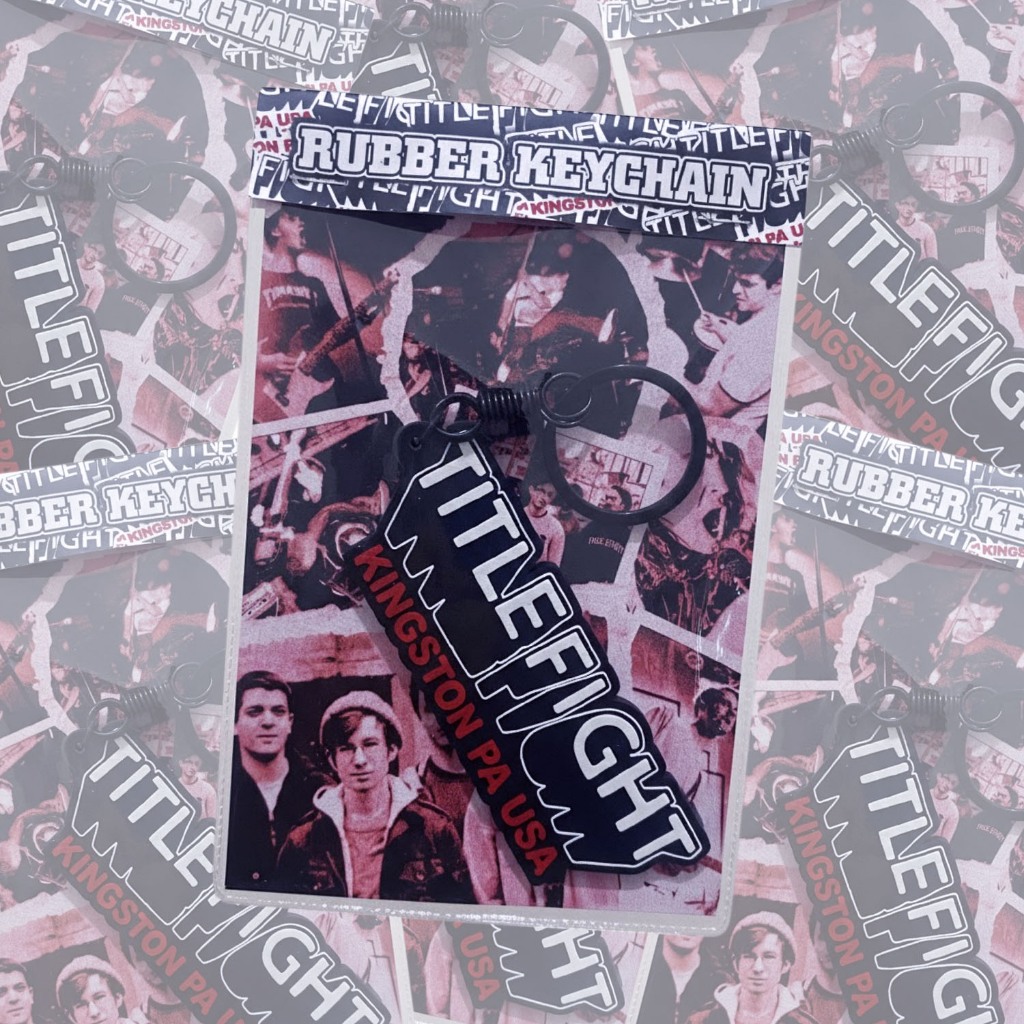 TITLE FIGHT - RUBBER KEY CHAIN / GANTUNGAN KUNCI KARET BAND TITLE FIGHT (BOOTLEG)