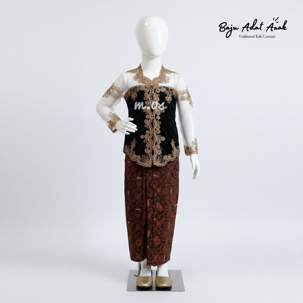 BAJU KEBAYA TULLE BLUDRU ANAK TK-SD KECIL | BAJU KEBAYA ANAK | KEBAYA ANAK MURAH