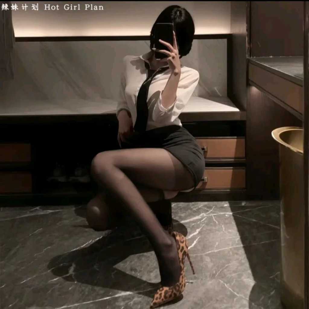 Lingerie Seksi Sekretaris Wanita Cosplay Seragam Guru Lengan Panjang Dasi Rok Mini Seksi 1191