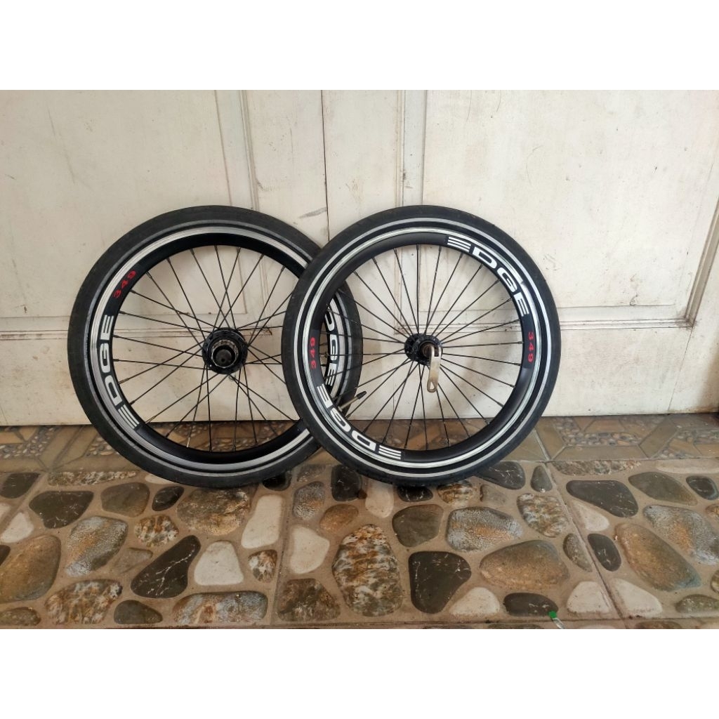 wheelset 16 349 plush ban kendaraan hub strummer