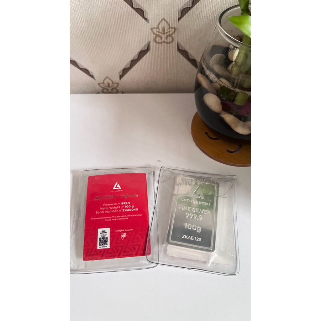 Perak Lotus Archi Silver 50 gram 100 gram