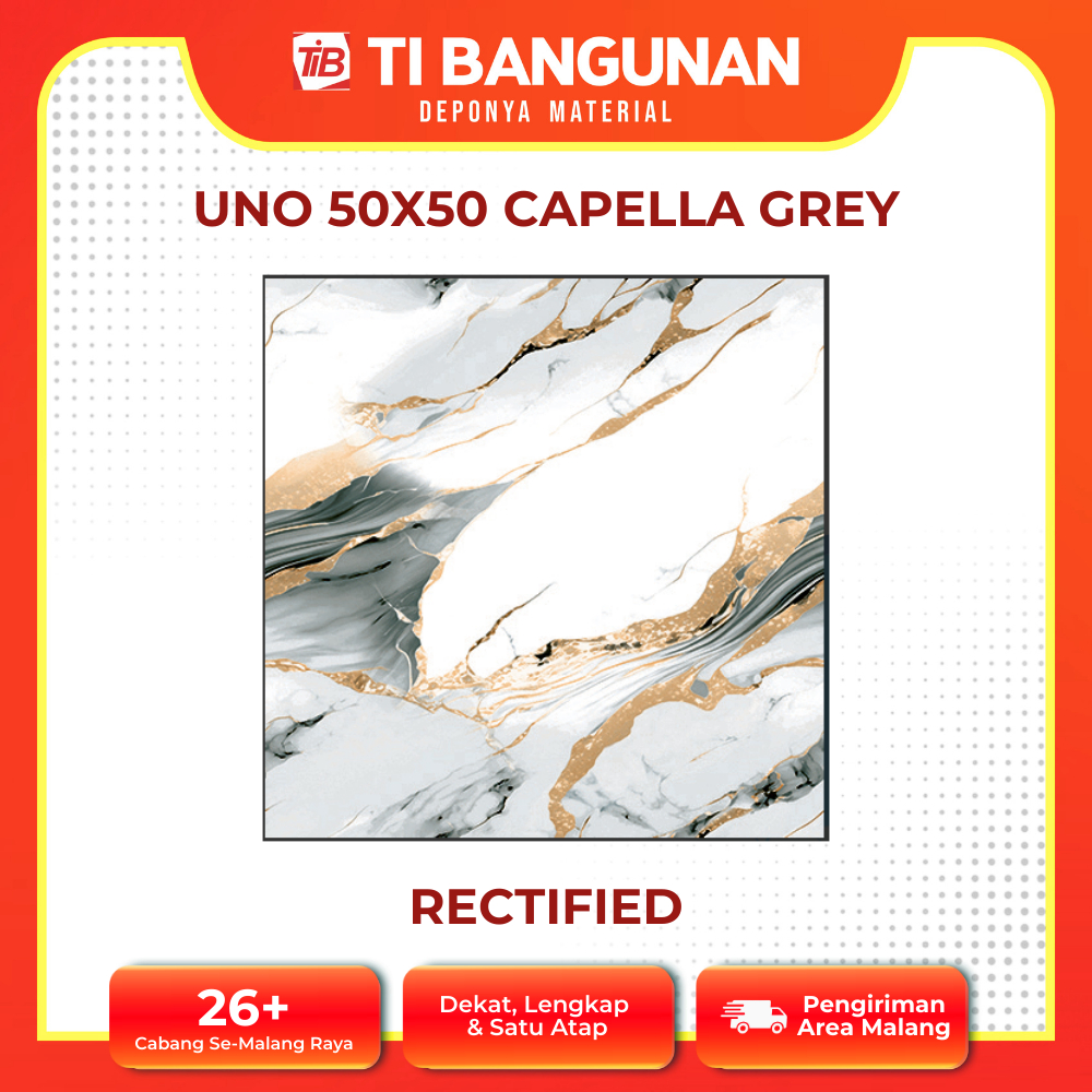 KERAMIK 50x50 CAPELLA GREY | KERAMIK LANTAI