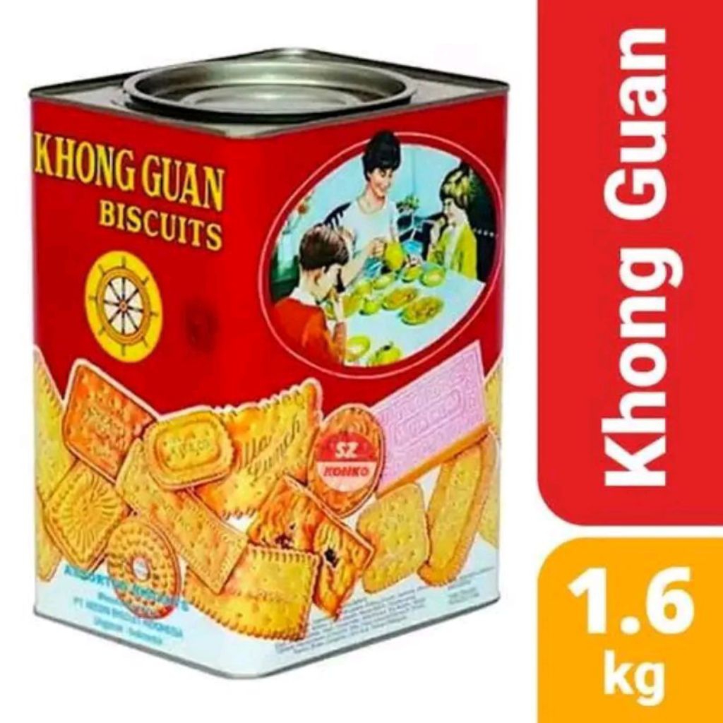 Biskuit Khong Guan / Khong Guan Biscuit / Biskuit Aneka Rasa / Kue Kaleng / Kue Jadul / Biskuit Kale