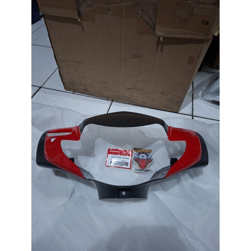 53205-KPH-700FMV batok depan totok depan merah honda SUPRA 125 CW 2005 - 2008 lampu 1 model pake vis