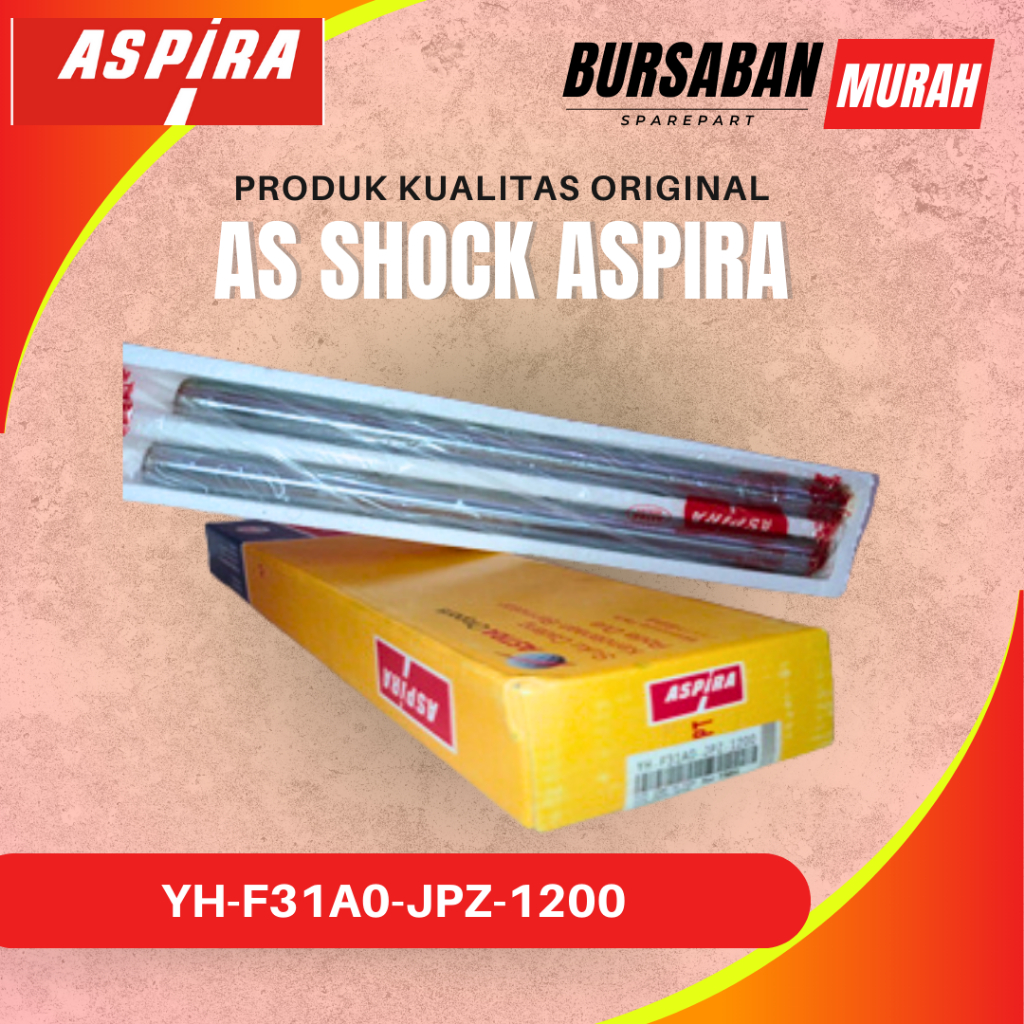 AS SHOCK DEPAN (SET) [DRAT/ULIR] ASPIRA YH-F31A0-JPZ-1200 YAMAHA ALFA, FIZE, FIZR, FORCE 1, JUPITER 