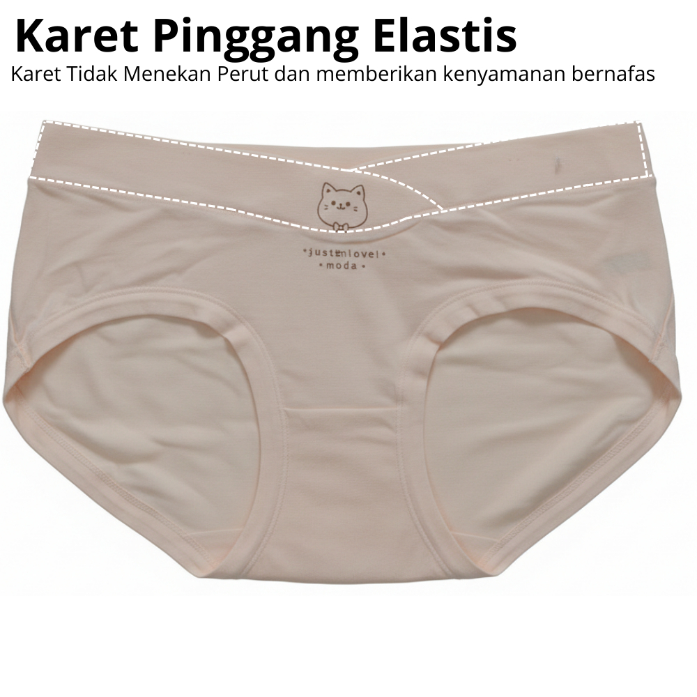 Scelta - Celana Dalam Ibu Hamil Maternity Elastis Nyaman Size Free | CD SC H PB1256 thumbnail 7