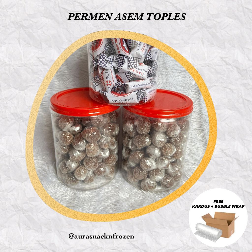PERMEN ASEM TOPLES ±360-365GR