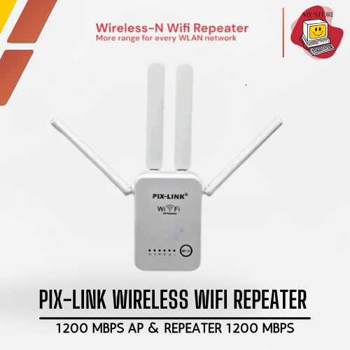 PIX-LINK Wireless WIFI Repeater 1200 Mbps AP & Repeater 1200 Mbps