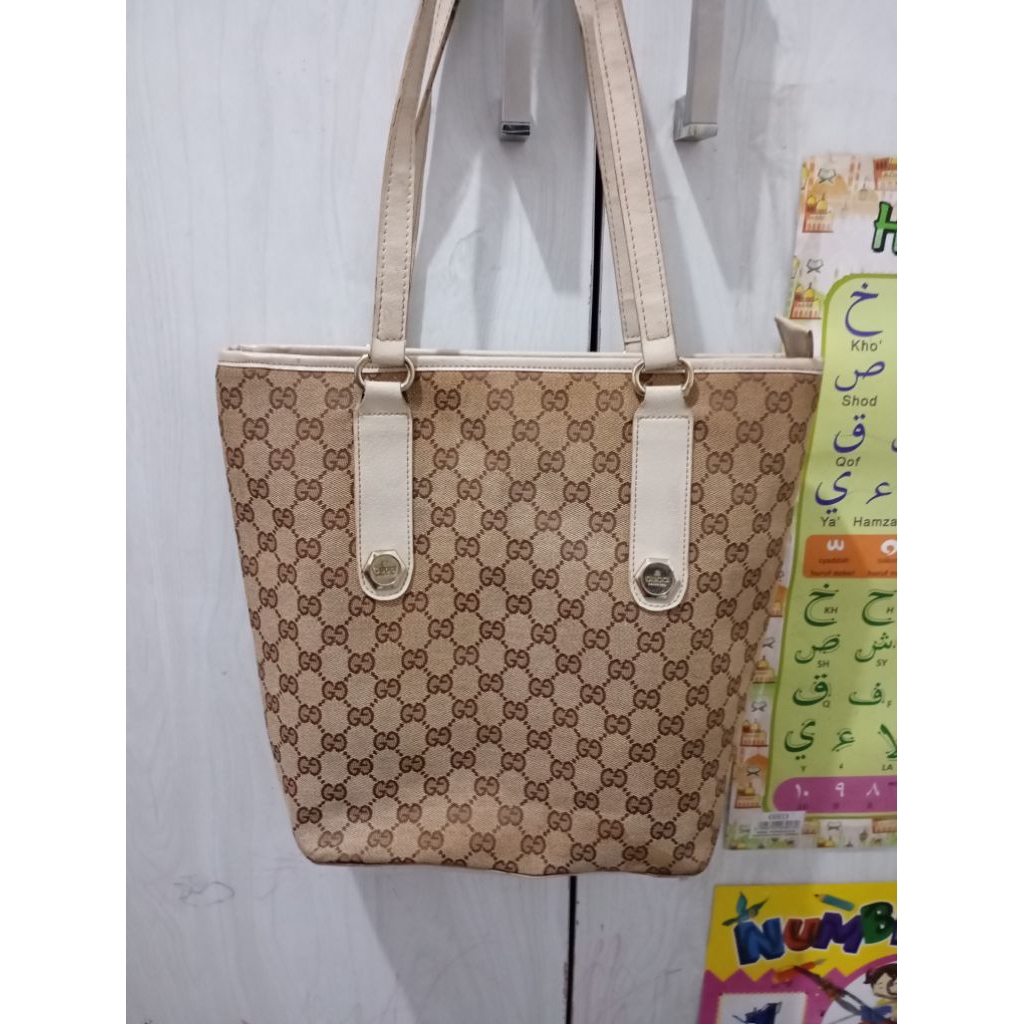 tas bahu tote bag sholder bag kanvas ala gucci