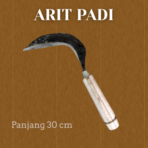 Arit Kecil Bahan Baja Super Tajam Arit Potong Padi dan Rumput