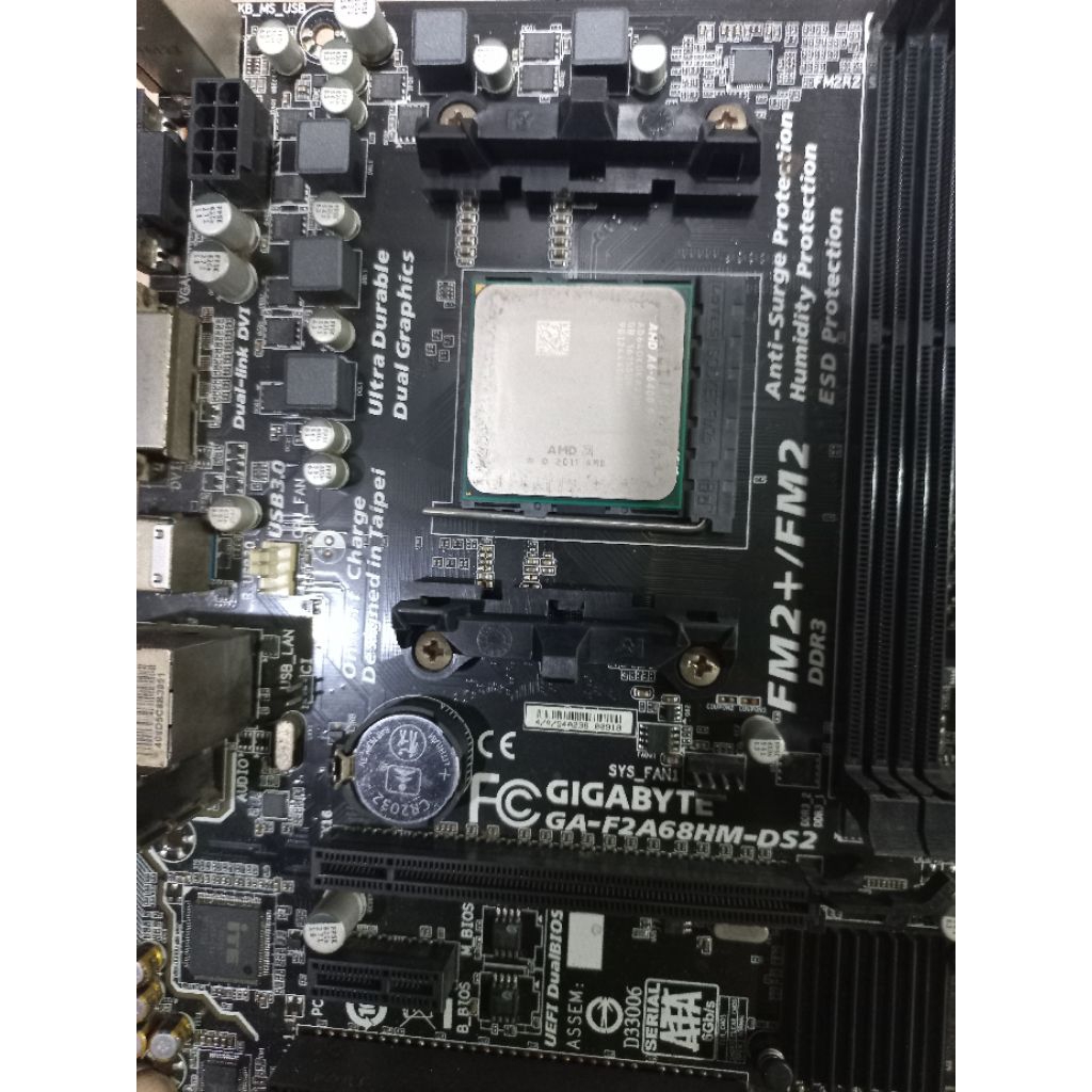 amd a6 6400 dan mainbord gigabyte soket fm2