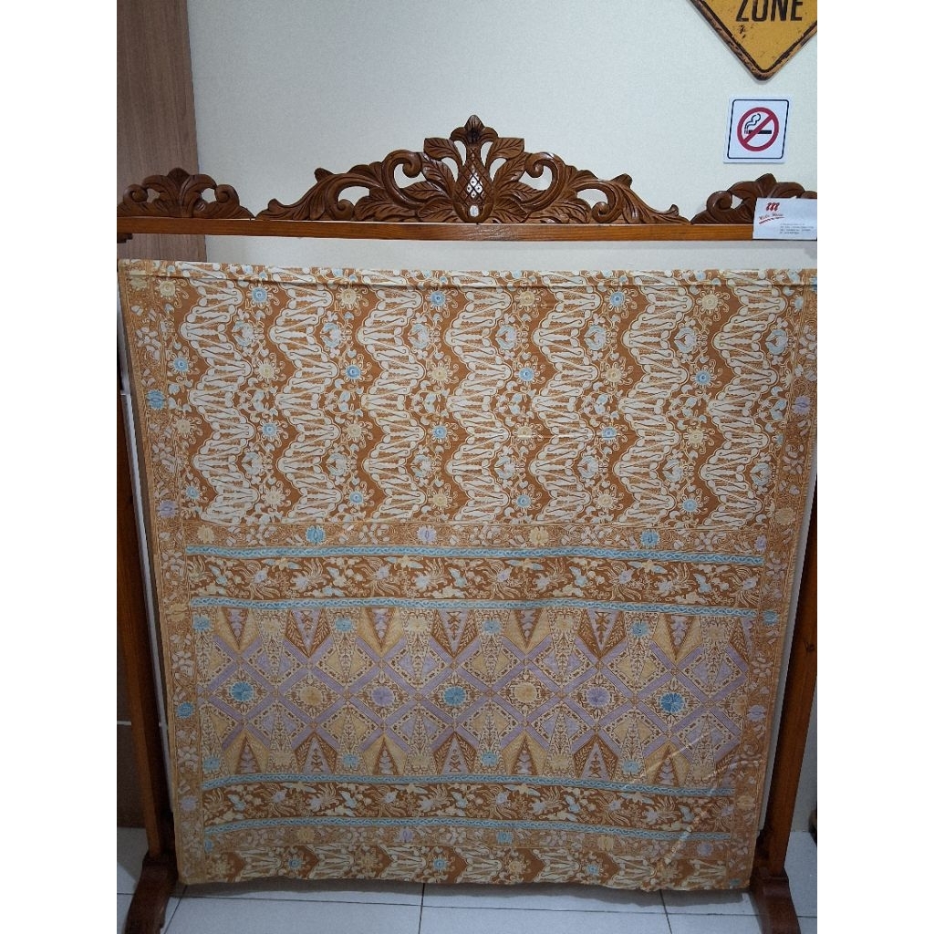 Kain Batik Sarung Encim/Kain Batik Tumpal Betawi/Kain Batik Encim/Kain Pucuk Rebung/Kain Batik Tumpa