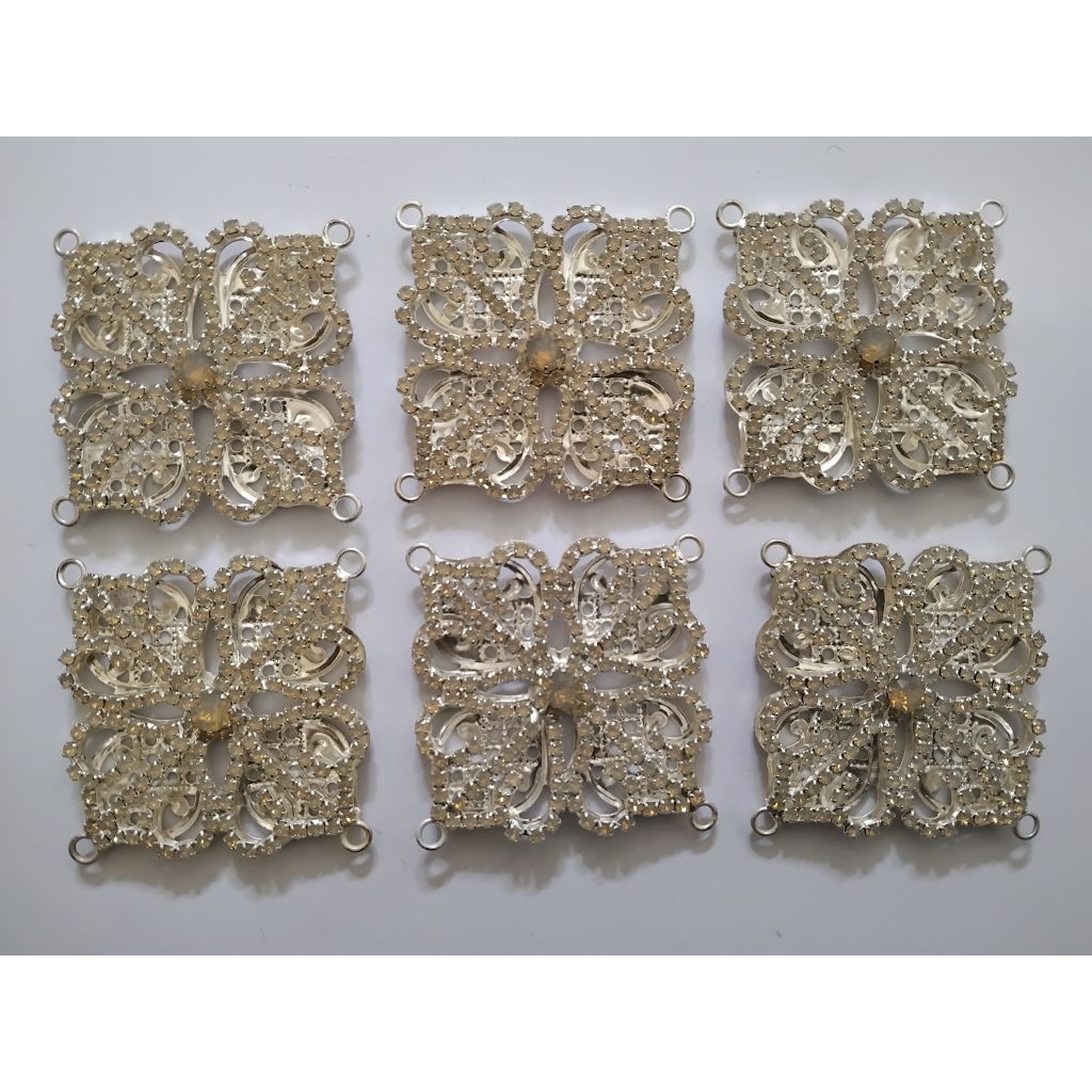 Lempengan variasi aksesoris emas 4,5mm (Crystal Aksesoris Fashion)