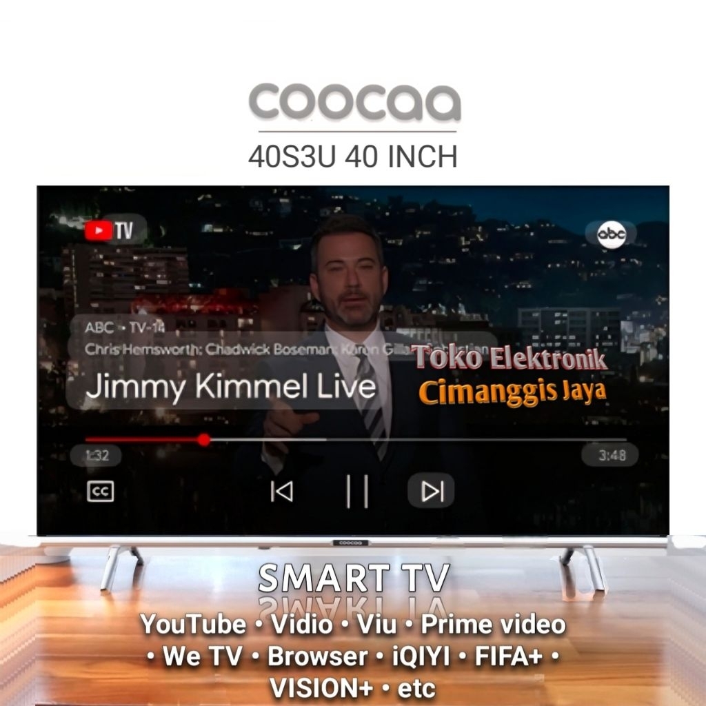 Smart tv led Coocaa 40 inch 43 inch digital