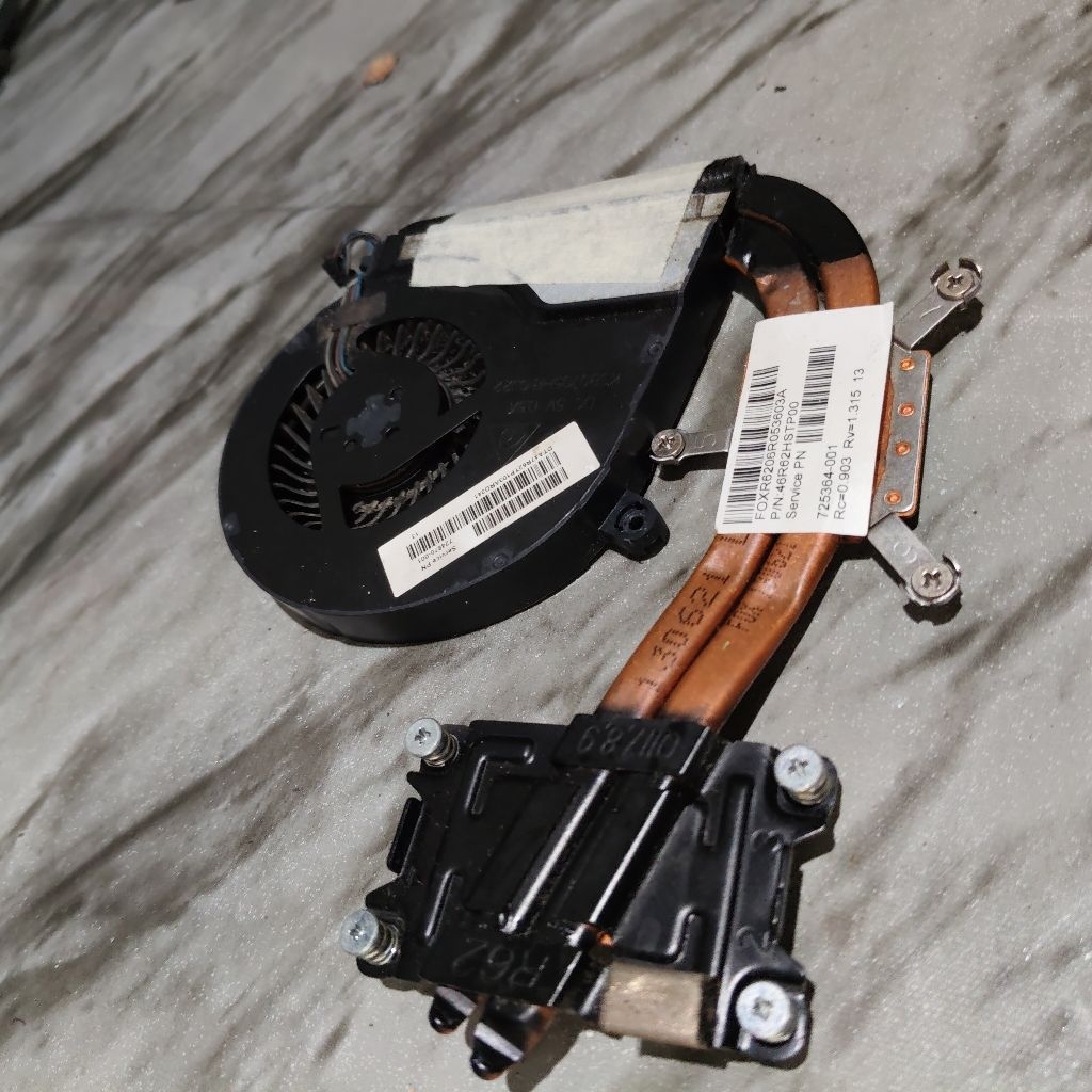 Heatsink fan kipas pendingin laptop hp 14-eo15tx