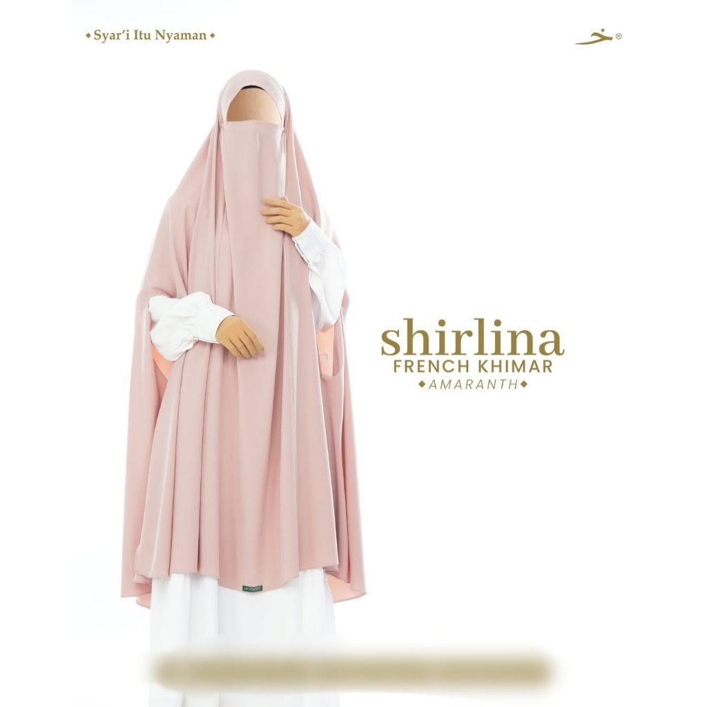 [BISA COD] KHIMAR FK SHIRLINA BY KHADIJAH INDONESIA | FRENCH KHIMAR