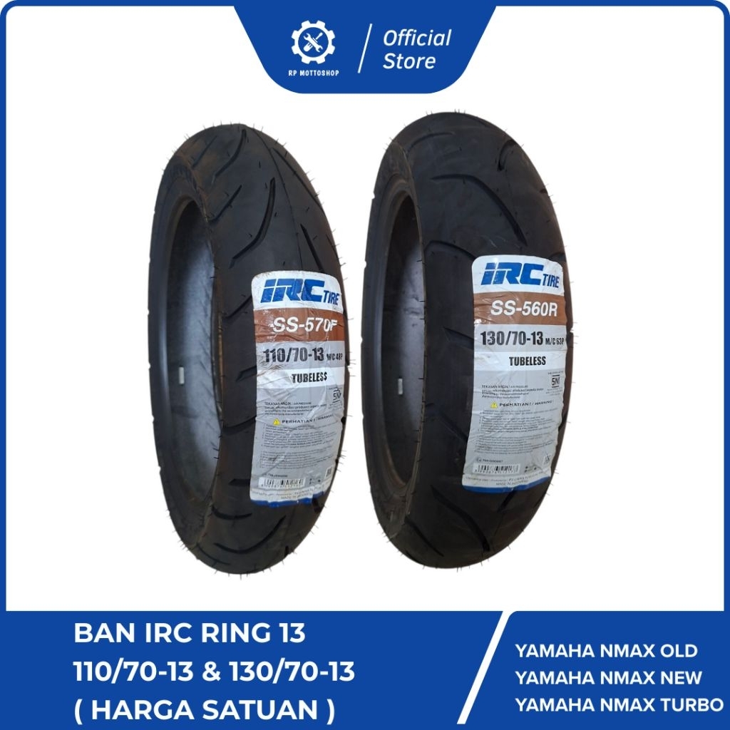 IRC Ban Tubles Ring 13 Yamaha Nmax
