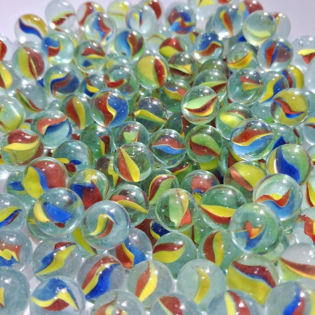 500 Gram Kelereng Gundu Belimbing Jadul (Isi ±90-100 pcs) Kelereng Mainan Hias Gundu Hias