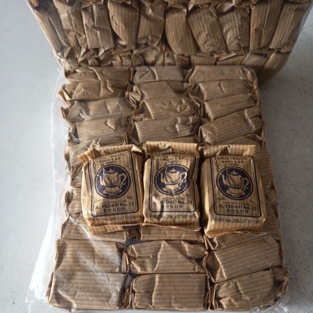 KOPI HITAM CAP TEKO KOPI TANPA GULA KHAS BOGOR