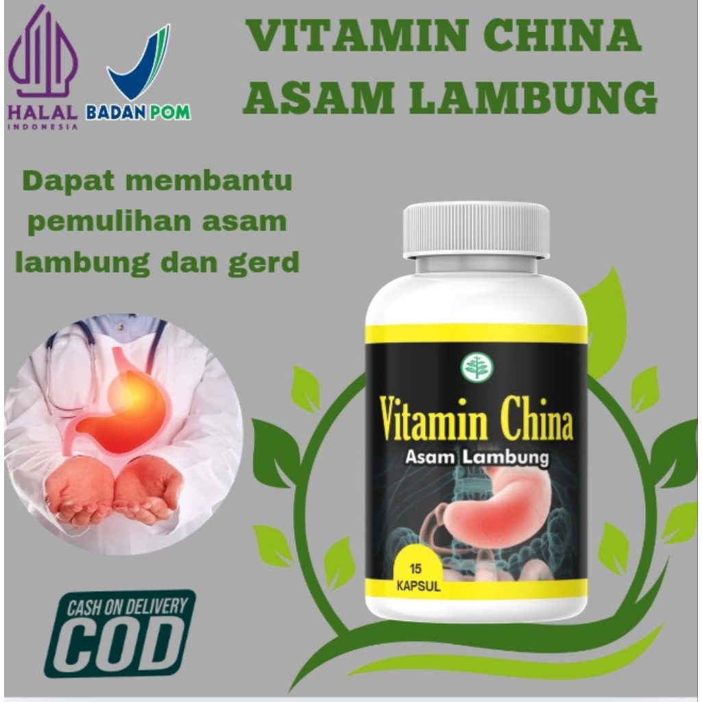 Vitamin Cina Asam Lambung Membantu Mengatasi Penyakit Mag, Asam Lambung, Gerd Tanpa Efek Samping.
