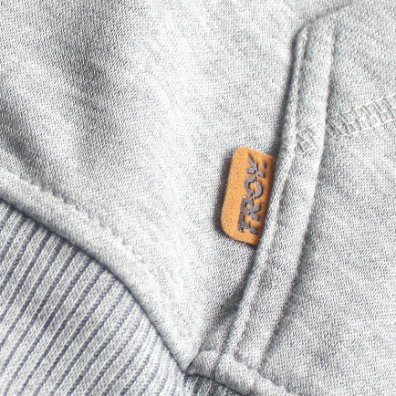 Troy Company Hoodie Zipper Grey Misty Good Service - Hoodie Zipper Hoodie Abu Misty ZHD 2923
