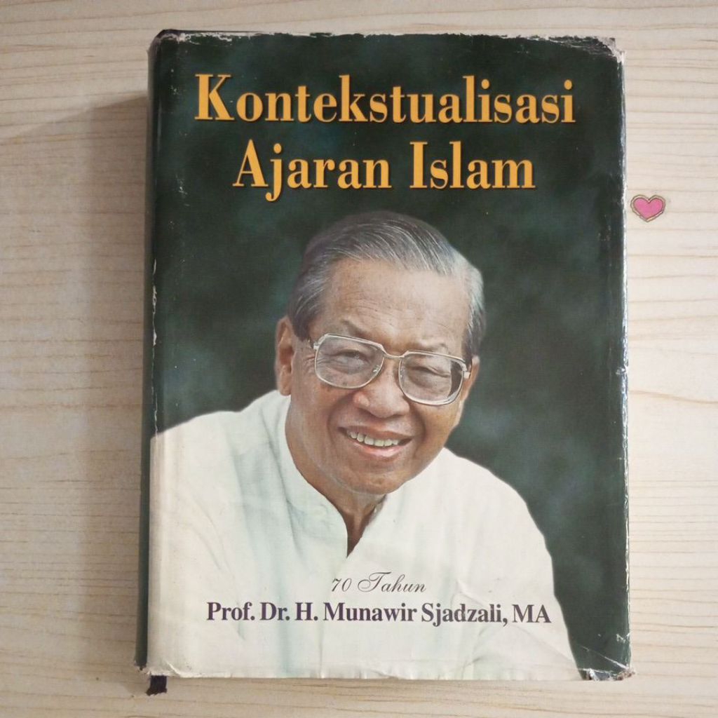 BUKU KONTEKSTUALISASI AJARAN ISLAM 70 TAHUN PROF DR H MUNAWIR SJADZALI MA