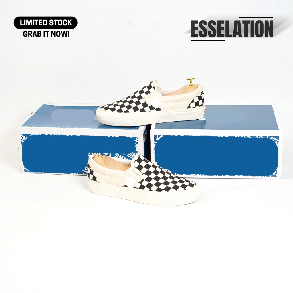 Sneakers Slip On Checkerboard Vault OG 100% Bnib