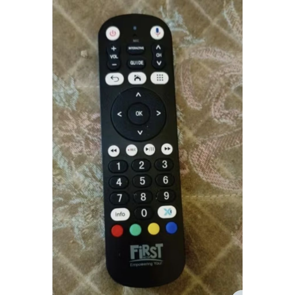 Remote STB X1 Prime FirstMedia Original dengan Suara