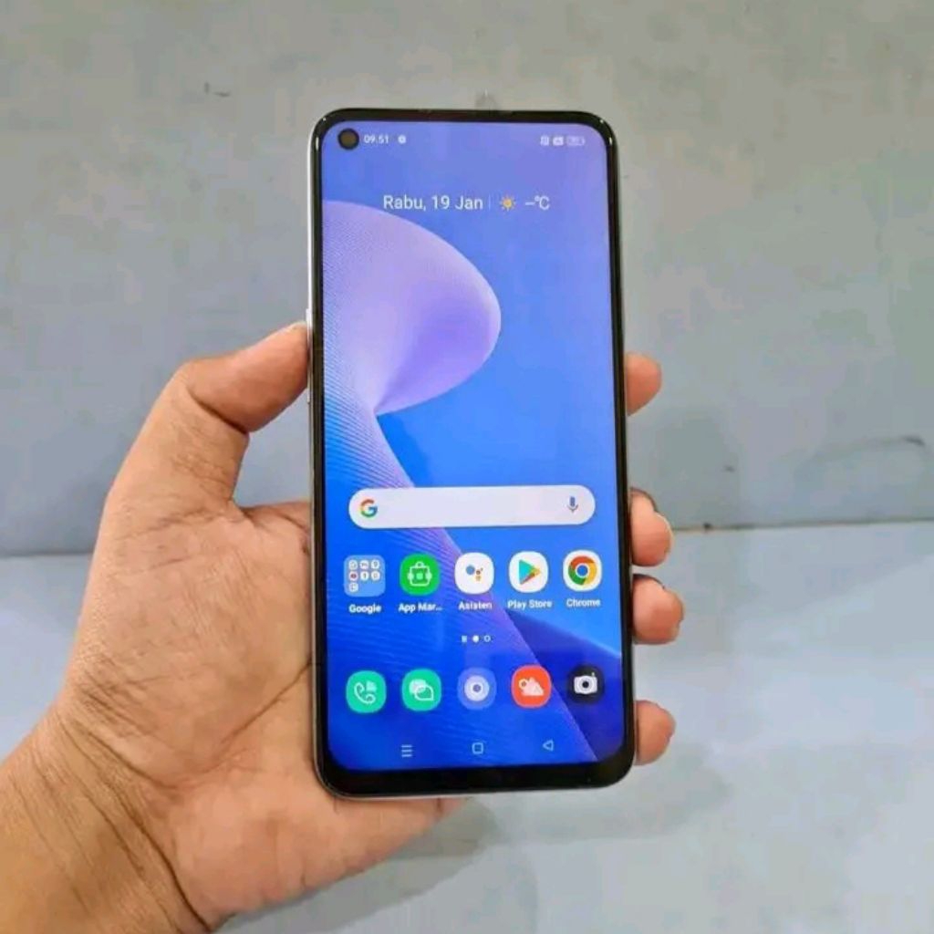 LCD Touchscreen Ori Copotan Realme 7 / Realme 6 / Narzo 20 Pro / 30 4G