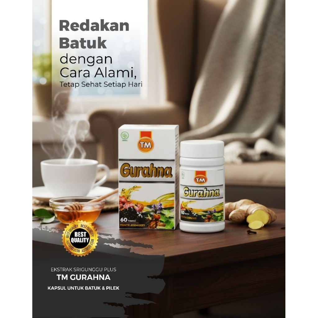 Kapaul Gurah TM GURAHNA Meredakan batuk Flu dan Pilek Menahun