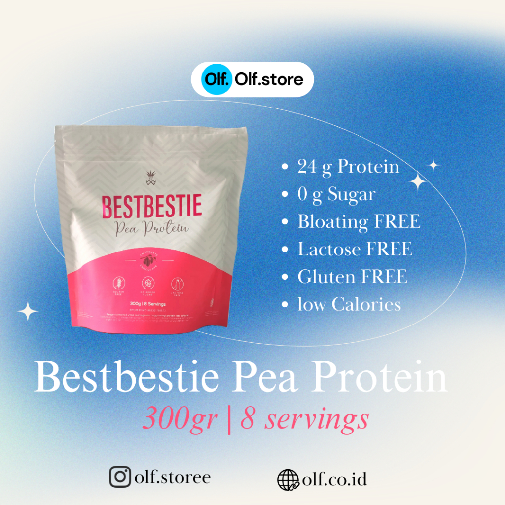 OLF.STORE | BESTBESTIE PEA PROTEIN 300GR - Ananas Nutrition Yulia Baltschun