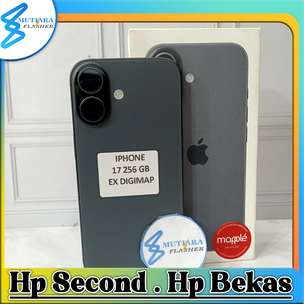 iPhone 17 256GB Resmi iBox Bekas Original Flasher Store