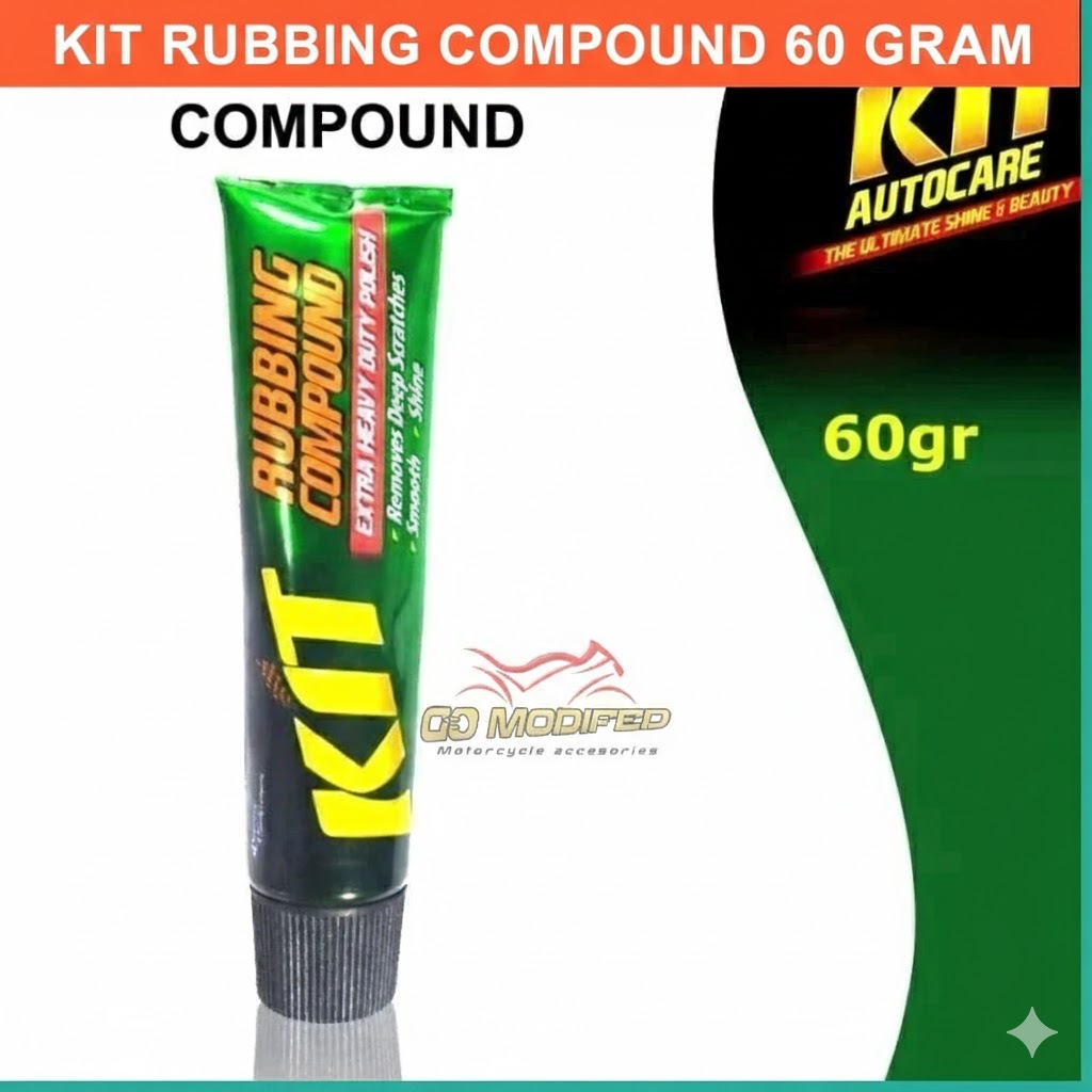 Kit Rubbing Compound 60 Gram Kit Penghilang Baret Body Motor Mobil