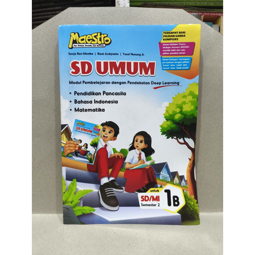 Buku LKS Maestro SD UMUM (Gabungan/Terpadu) Kelas 1 Kurikulum Merdeka CV Hasan Pratama
