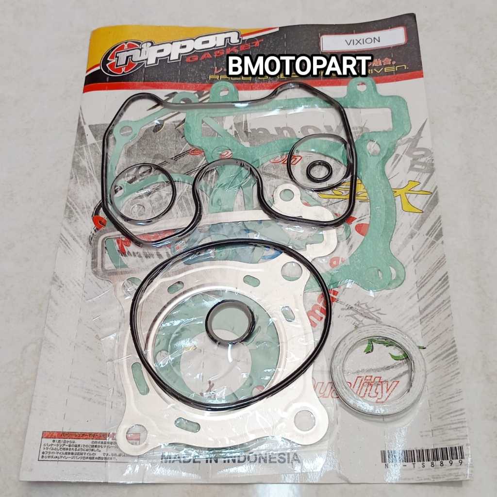 TOPSET PAKING TOP SET BLOK HEAD VIXION OLD  GASKET VIXION LAMA