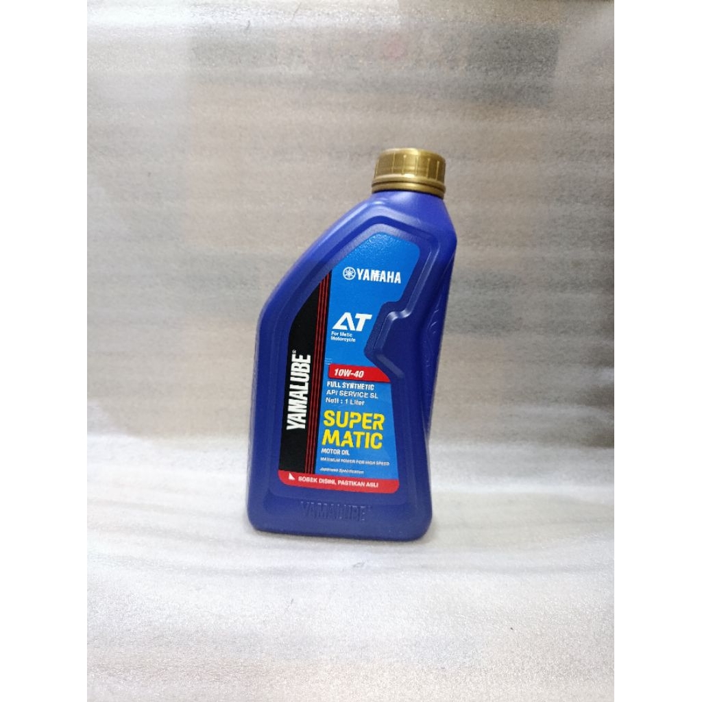 [1PC] [ DIJAMIN ORI ] OLI YAMALUBE SUPER MATIC 1L YAMALUBE MATIC ISI 1LITER