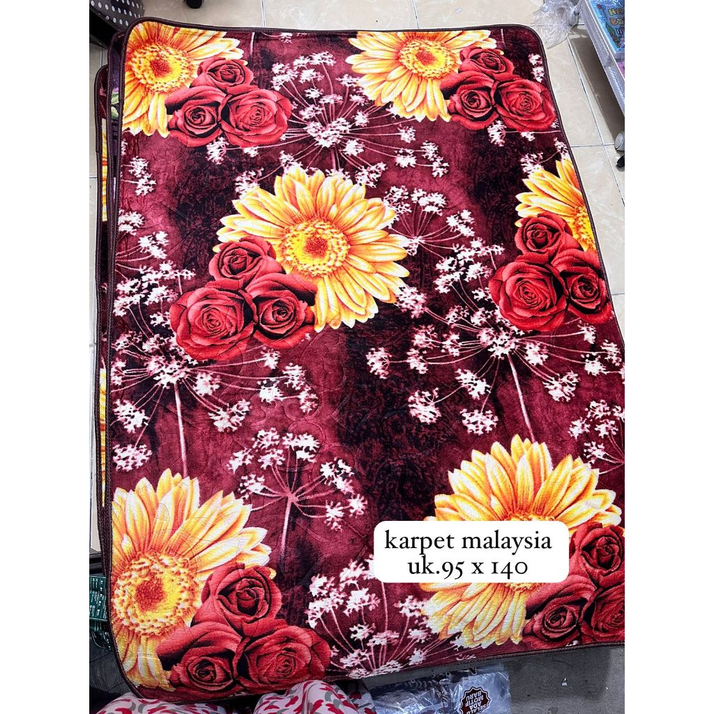 PROMO Karpet Malaysia Premium Ukuran 95×140 cm / Karpet Malaysia Murah / Karpet Malaysia Tebal Empuk