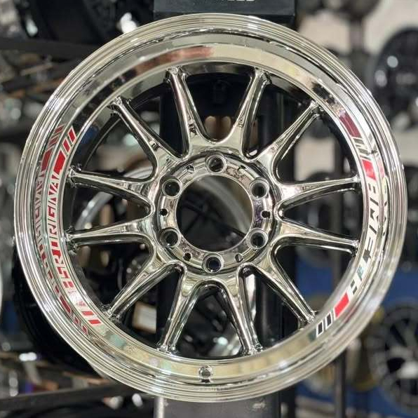 Velg Samlong Ring 18 Lobang Baut 6 Untuk Mobil Fortuner Hilux Pajero Dll Velg Mobil HSR AMETH