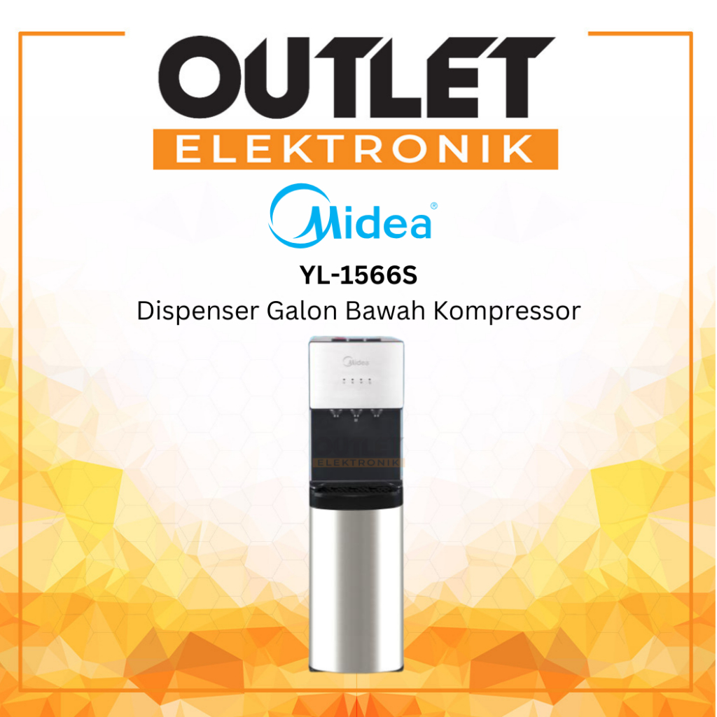 Midea Dispenser Galon Bawah YL-1566S / YL1566S Kompressor Child Lock