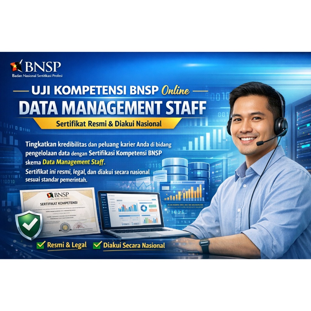 Uji Kompetensi BNSP Online - Data Management Staff